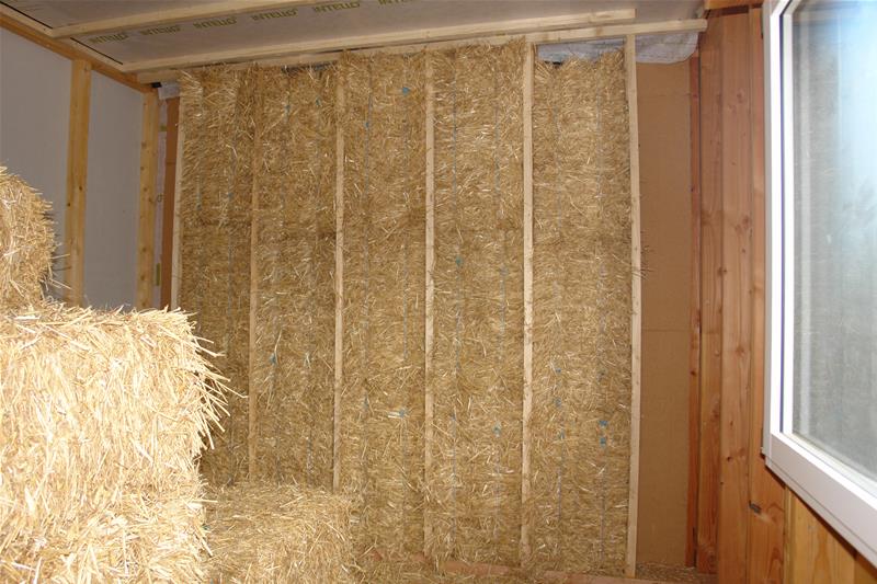 Maison ossature isolé en Paille à Poitiers (86)